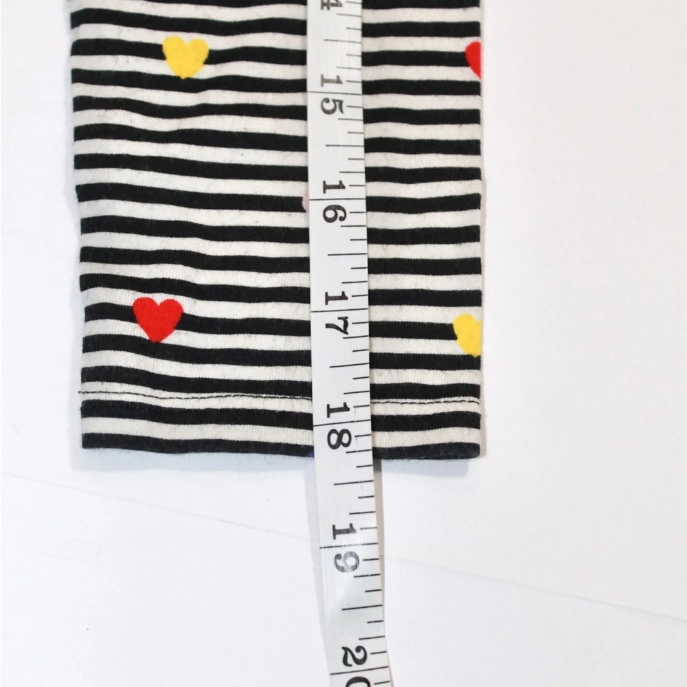 Tucker + Tate Striped Long SleeveDress with Multi-Color Heart Print
